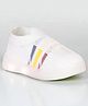 Lil Lollipop Mesh Detailed & Striped LED Shoes - White