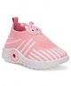 Lil Lollipop Baby Animal Eyes Patch Detailed Musical Casual Shoes - Pink