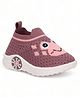Lil Lollipop Slip On Musical Shoes With Frog Design - Mauve