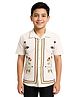 Charchit Cotton Blend Woven Half Sleeves Floral Printed Shirt - Multi Colour