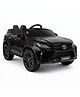 JN Creations 12V Fortuner Legender Kids Ride On M-7588 Car | 6V Dual Motor | Remote Control | LED Lights | Music & Bluetooth (Black)