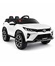 JN Creations 12V Fortuner Legender Kids Ride On M-7588 Car | 6V Dual Motor | Remote Control | LED Lights | Music & Bluetooth (White)
