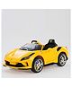 JNCreations 12V Battery Operated Ride On Ferrari F8 Car for Kids with Remote Control (Yellow)