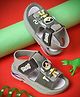 KATS Animal Applique Detailed Velcro Closure Musical Sandals - Green