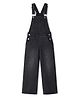 Pine Kids 100% Cotton Woven Full Length Dungarees in Black for 4-5 Years
