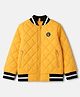 Pine Kids Woven Jacket with Full Sleeves in Golden for 4-5 Years
