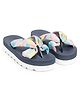TOMSY CHOICE Abstract Designed Flip Flops - Grey