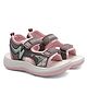 TOMSY CHOICE Colour Blocked Velcro Closure Sandals - Pink