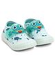 TOMSY CHOICE Frog Designed Velcro Closure Shoes - Sea Green