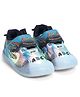 TOMSY CHOICE Colour Blocked Velcro Closure Shoes - Blue