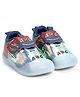 TOMSY CHOICE Colour Blocked Velcro Closure Shoes - Red