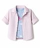 Dapper Dudes Cotton Woven Shirt Full Sleeves Striped Pink 18-24 Months