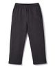 Babyhug Velour Knit Full Length Solid Pant - Black