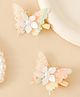 Pine Kids Free Size Butterfly Clips - Beige