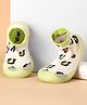 Cute Walk by Babyhug Slip On Printed Sock Shoes - Green