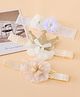 Bonfino Headbands Beige Free Size - Beige