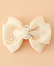 Pine Kids Bow & Butterfly Hair Clips Free Size -Beige