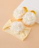 Bonfino  Free Size Hair Accessories Combo Sets - Yellow