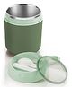 New Pinch Insulated Lunch Box 304 Stainless Steel Food Jar Thermal Flask Food Container 430 ml - Green