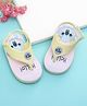 Babyoye Velcro Closure Flip Flops With Teddy Bear Print - Blue