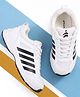 Pine Active Lace Closure Cricket Shoes - White & Black