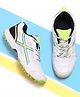 Pine Active Slip On Cricket Shoes  - White/Neon