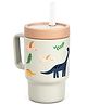 ONE & ONLY Kids Plastic Tumbler 260ml with Straw, Spill Proof Cartoon Printed Sipper, BPA Free Food Grade PP, Lightweight Sipper for School, Travel & Daily Use (Grey)