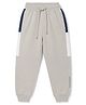 Pine Kids Knit Full Length Cut N Sew Text Printed Lounge Pant - Light Grey