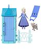 Disney 14.5 cm, Frozen Small Doll Playset Anna Elsa Figure Toy with 5 Surprise Accessories Blue & Light Blue