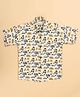 FILORI Cotton Woven Half Sleeves Vehicles Printed Shirt - Multi Colour