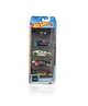 Hot Wheels Diecast Toy Car Cyber Noir Free Wheel Model with Smooth Rolling Wheels Pack of 5 -  (Colours & Designs May Vary)