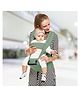 R for Rabbit Upsy Daisy Baby Carrier cum Kangaroo Bag, Ergonomic Baby Carry Bag, Adjustable Hip Seat Belt, Stylish belt for mothers, Carrier with 4 in 1 carry Position for 3 to 24 months Kids, Max Weight up to 15 Kg ( Green )
