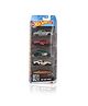 Hot Wheels Diecast Toy Car HW Hot Rods Free Wheel Model with Smooth Rolling Wheels Pack of 5 - Multicolor