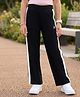 Pine Kids Knit Full Length Track Pant With Side Tape Detailing - Black