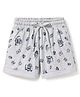 Enfance Core Cotton Woven Knee Length Camera Printed Shorts - Navy Blue