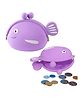 FunBlast Cute Fish Shape Mini Coin Purse for Girls & Women  Pack of 1 (Purple)