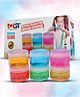 Mad Over Toys Crystal Slime with Sparkly Crystals|Transparent Jelly Slime, Non-Sticky, Stretchy & Stress-Relieving Sensory Toy|Boys & Girls 3+ DIY Creative Clay Toy|Birthday  Gift|Party Favor(Pk of 6)