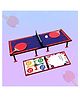 Mad Over Toys 3-in-1 Ping Pong Big |80cm Table Tennis Trainer, Ludo & White Board |Indoor Tabletop Game for Family|Fun Learning & Educational Writing Board|Best Toy Gift Game for Kids 3+ Year & Adults