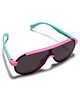 KIDLINGSS Colour Blocked Aviator Sunglasses - Pink & Green