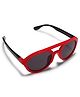 KIDLINGSS Colour Blocked UV Protected Aviator Sunglasses - Red