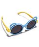 KIDLINGSS Hand Designed UV Protected Round Unbreakable Sunglasses - Blue