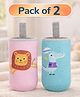 Sparkle Joy Baby Bottle Cover Sleeve | Stretchable Neoprene Insulated Bottle Protector with Handle | Cute Cartoon Design | Heat & Cold Protection Pack Of 2