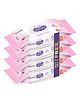Himalaya Moisturizing Baby Wipes Pack of 4 - 72 Wipes Each