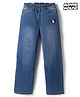 Pine Kids Disney Denim Full Length Jeans with Minnie Mouse Patch in Light/Sky Blue for 7-8 Years