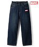 Pine Kids Marvel Full Length Denim Jeans with Marvel Patch in Blue