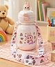 Sprout Kidz Labubu Kids Water Bottle BPA-Free Plastic Sipper Bottle 600ml, Pink