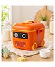 Sprout Kidz Bus Shape Baby Milk Powder Container BPA-Free Plastic Storage Box with Spoon - Orange