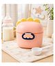 Sprout Kidz Dinosaur Baby Milk Powder Container BPA-Free Plastic Storage Box with Spoon - Pink