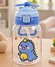 Sprout Kidz Kids Fan Cap Straw Sipper Bottle BPA-Free Plastic Water Bottle 400ml - Blue