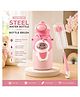 Sprout Kidz  3-in-1 Sipper Cum Bottle Flask Pink - 550 ml & Bottle Cleaner Combo - Pink